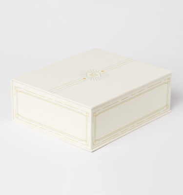 wedding guest box and book, bella forte designs